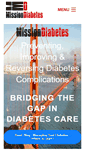 Mobile Screenshot of missiondiabetes.com